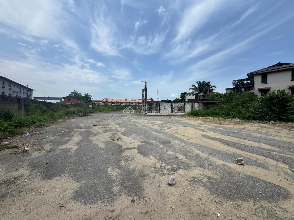 an Empty Corner Peice Land Measuring 3617sqm Fenced and Gated, in a Lo, Yaba, Lagos, Mixed-use Land for Sale
