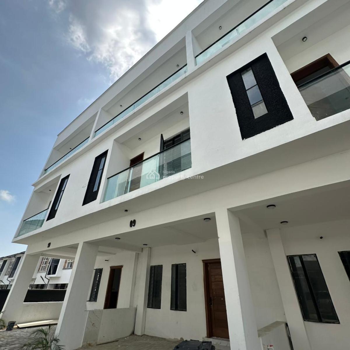 Lovely Specious 4 Bedroom Terrace Duplex with Bq, Orchid Road, Lekki, Lagos, Terraced Duplex for Sale