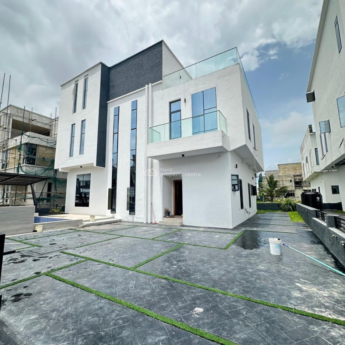 Luxurious 5 Bedroom Fully Detached Duplex with Bq, Cinema, Pool, Osapa London, Lekki, Lagos, Detached Duplex for Sale