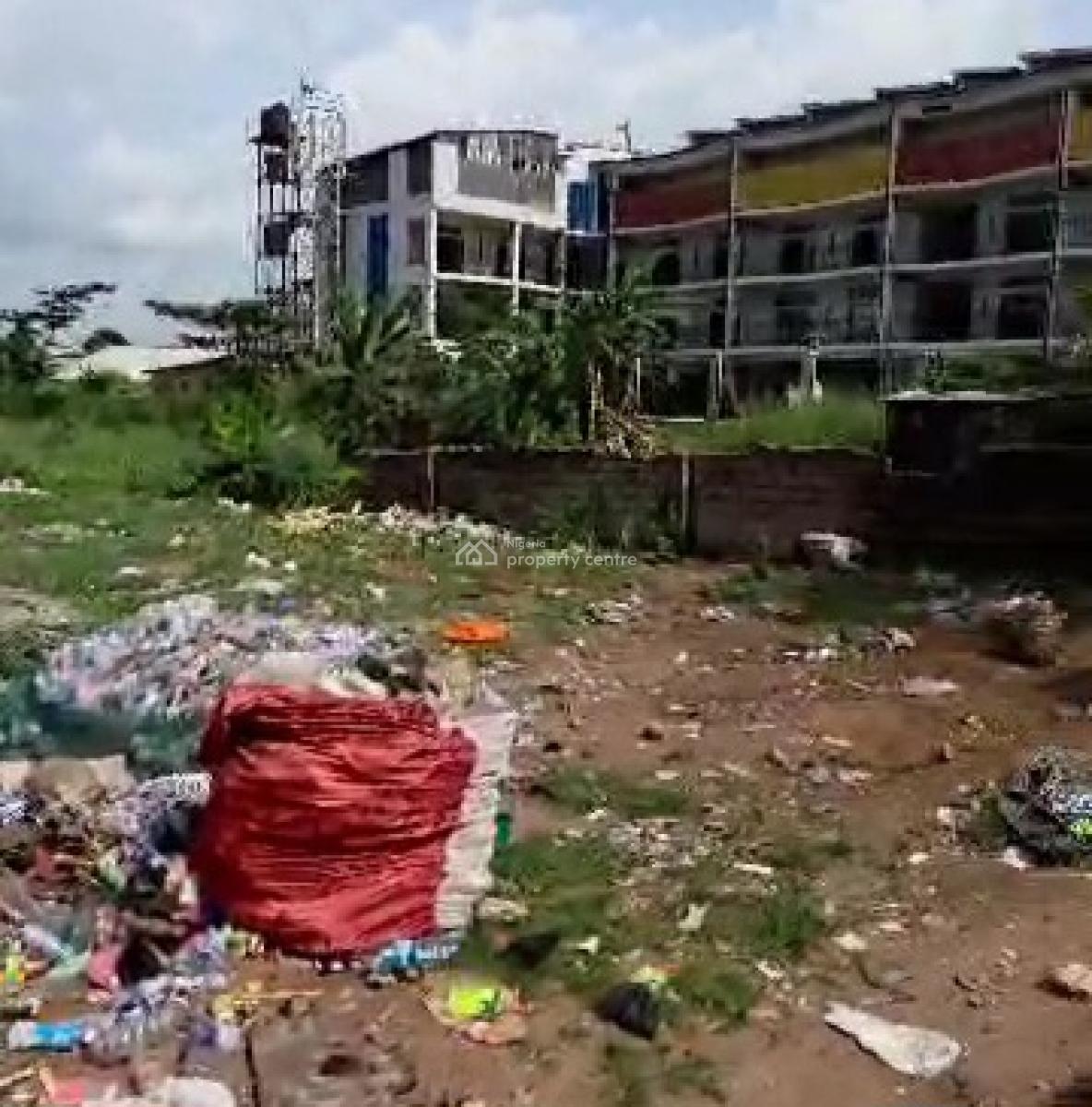 200ft By 220ft Commercial Land Fenced Round, Along Ebo Irhirhi Road Near Market Square, Airport Road Gra, Benin, Oredo, Edo, Land for Sale