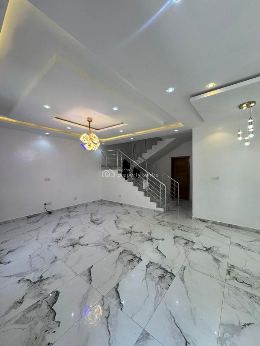 Self-serviced 5 Bedroom En-suite Semi-detached Duplex in a Communal Co, Ikate, Lekki, Lagos, Semi-detached Duplex for Rent