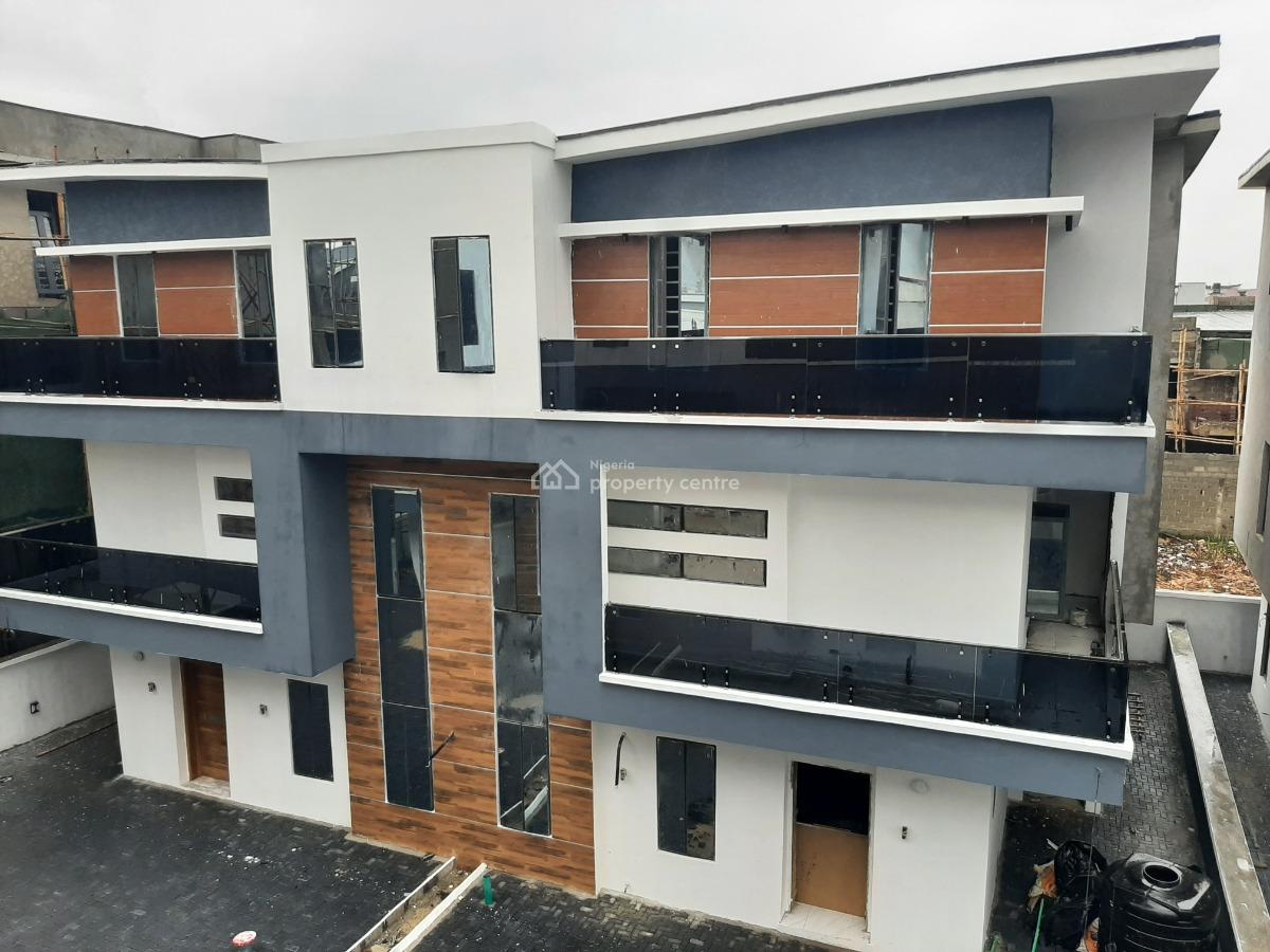 Self-serviced 5 Bedroom En-suite Semi-detached Duplex in a Communal Co, Ikate, Lekki, Lagos, Semi-detached Duplex for Rent