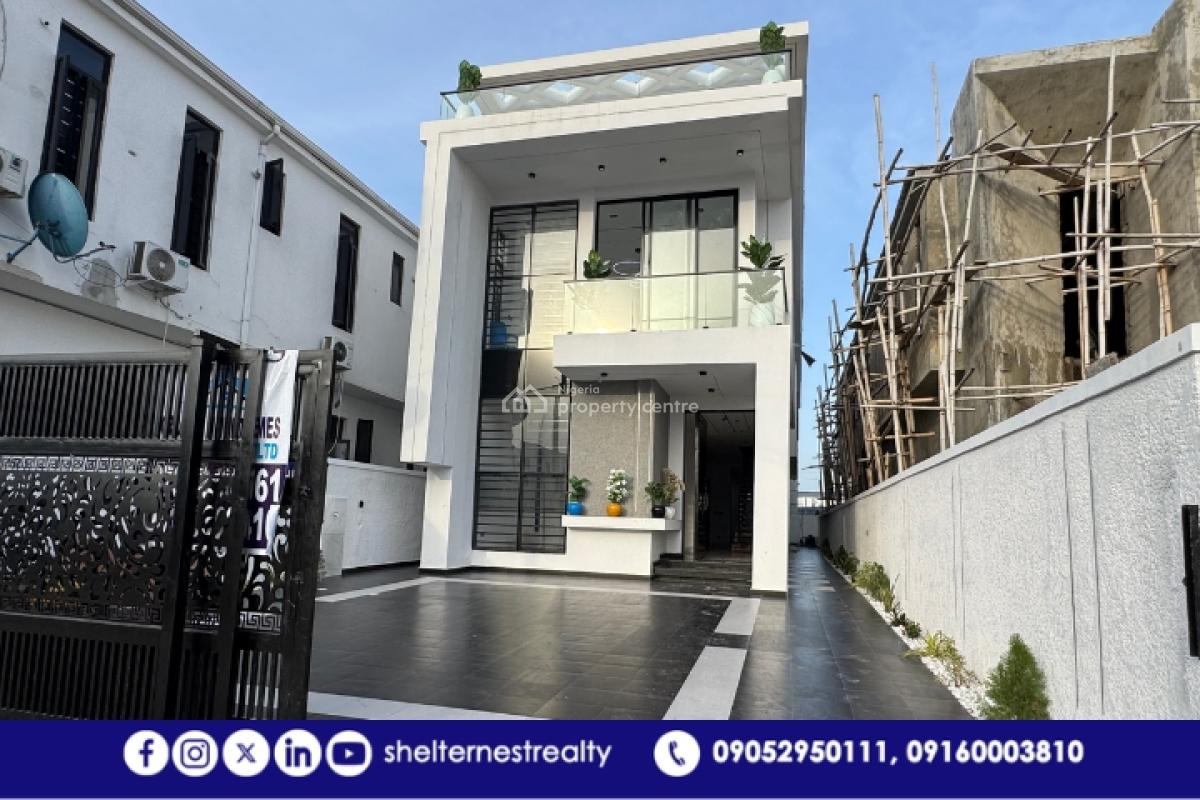 Luxury 5 Bedroom Detached Duplex with Swimming Pool, Gym and Bq, Ikota, Lekki, Lagos, Detached Duplex for Sale