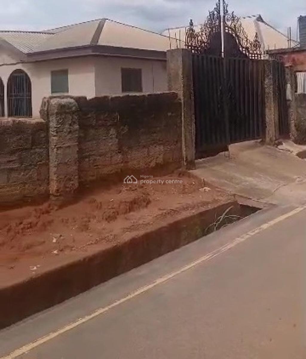 100ft By 200ft Land with Two Flat Building, Ebo Community, Off Irhirhi Estate Gate Road, Benin, Oredo, Edo, Detached Bungalow for Sale