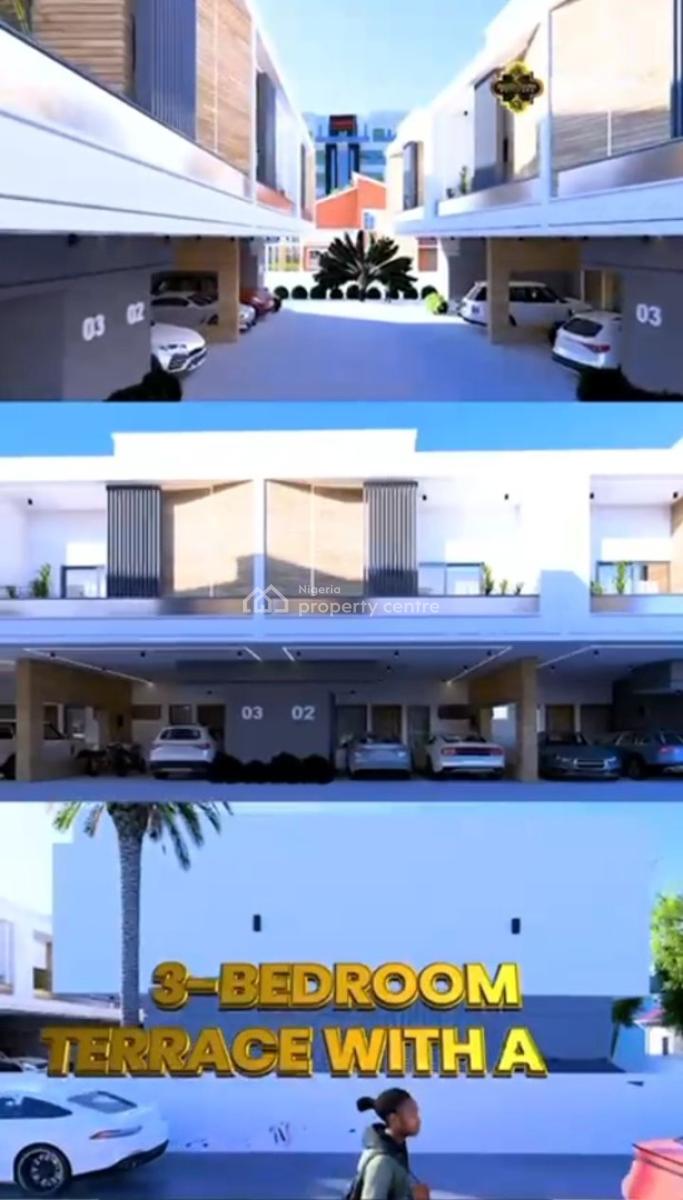 Luxury 3 Bedroom Terrace Duplex with Bq, Lbs Lekki, Ajiwe, Ajah, Lagos, Terraced Duplex for Sale