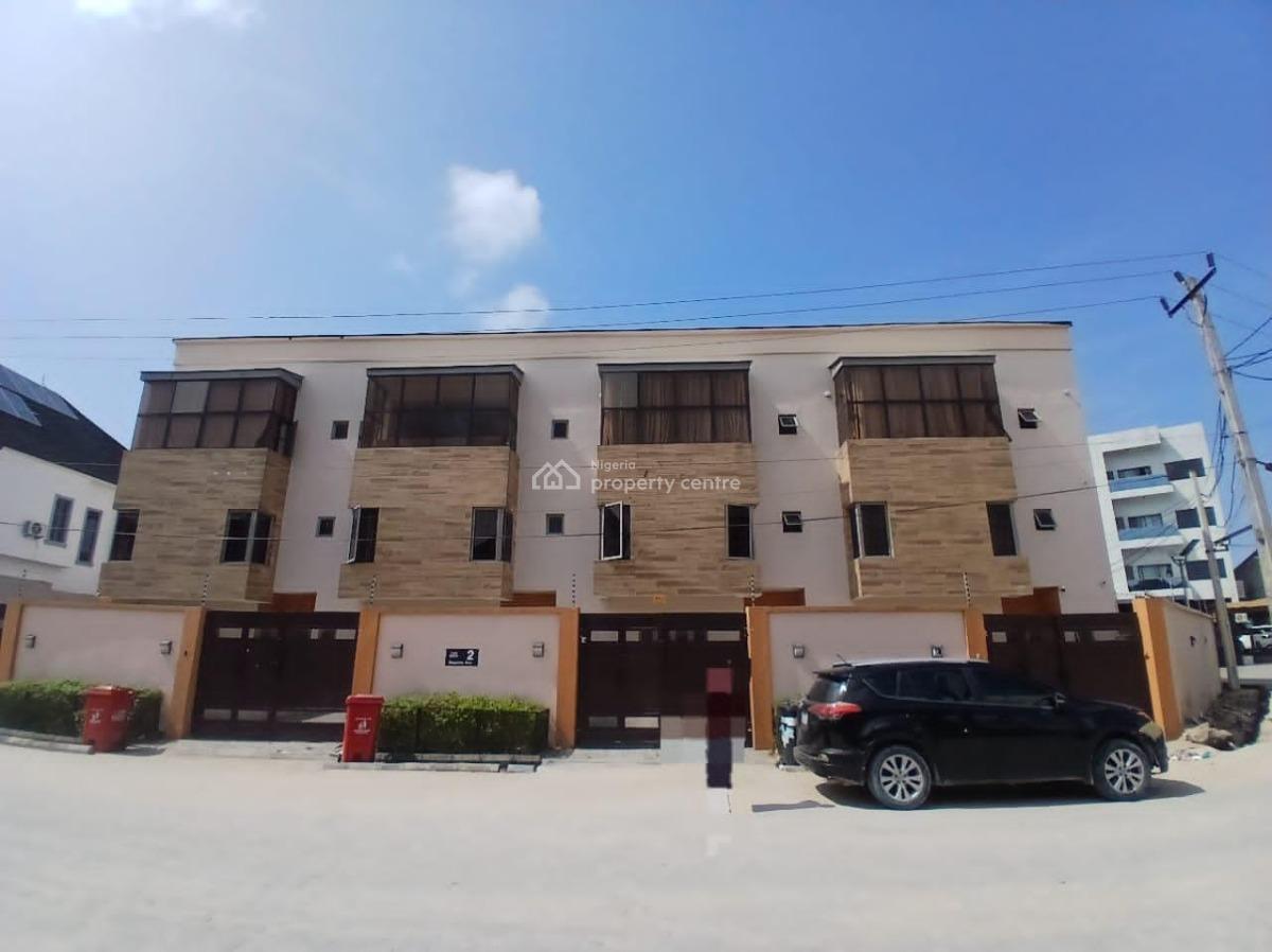 Beautiful 4bedroom Terrace Duplex with Bq in a Secured Estate, Gra, Ikota, Lekki, Lagos, Terraced Duplex for Rent