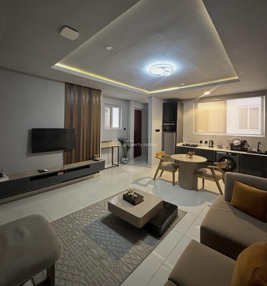 Furnished 1 Bedroom Apartment !! ( 4th Floor ), Ikoyi, Ikoyi, Lagos, Mini Flat (room and Parlour) for Rent