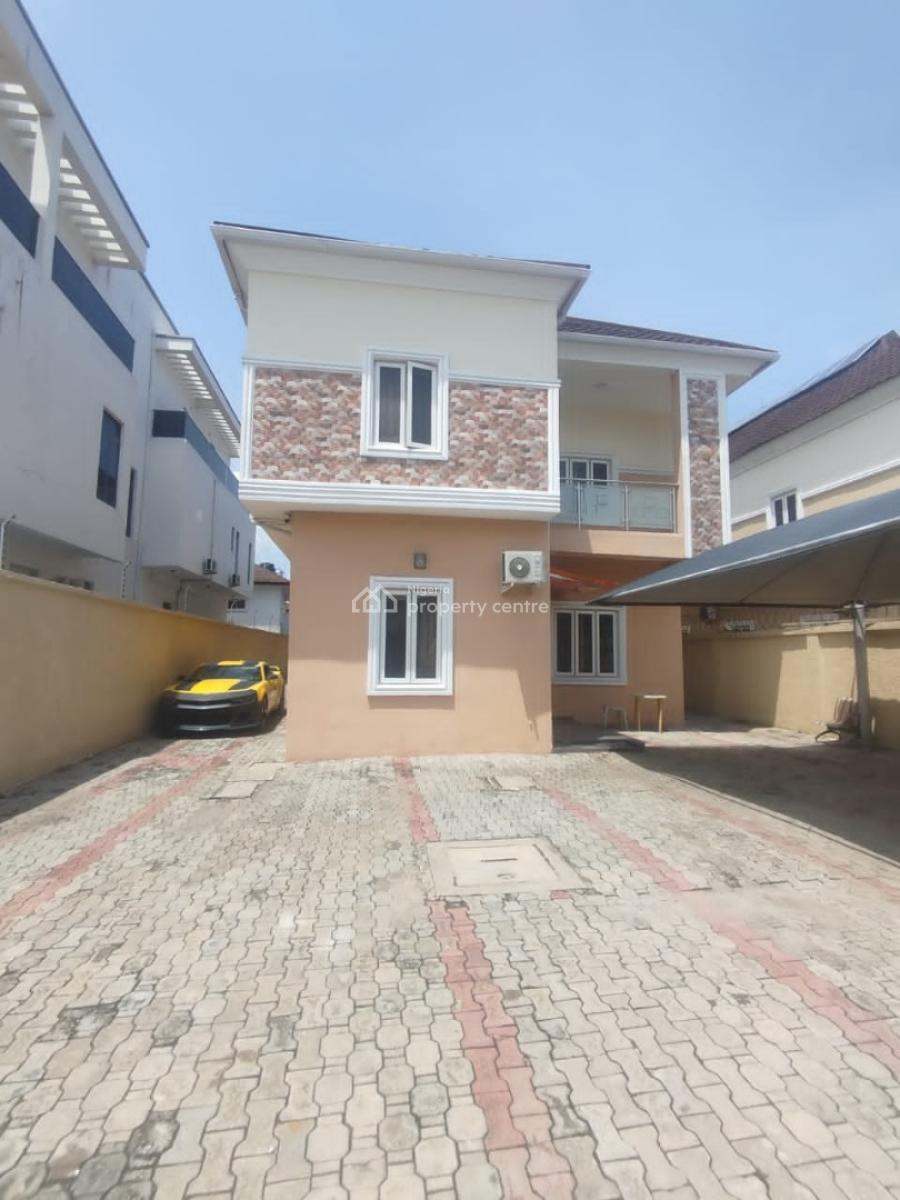 Well Built 5-bedrooms with 2 Rooms Bq , 2 Stores, Fully Ensuite House, Very Secured Place, Lekki Phase 1, Lekki, Lagos, Detached Duplex for Sale