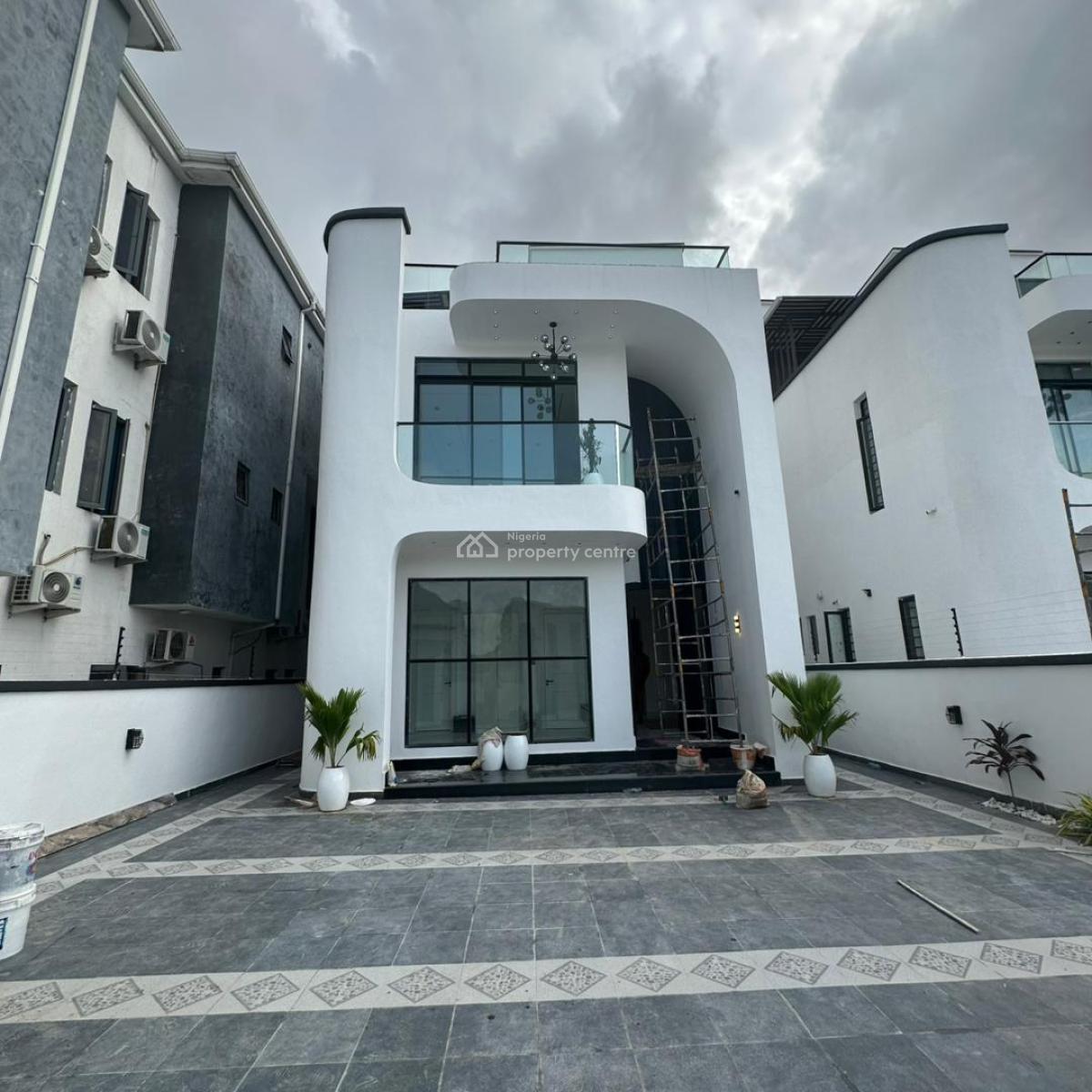 Excellent 5bedroom Duplex with a Bq,pool,cinema in a Prestigious Area, Ikate, Lekki, Lagos, Detached Duplex for Sale