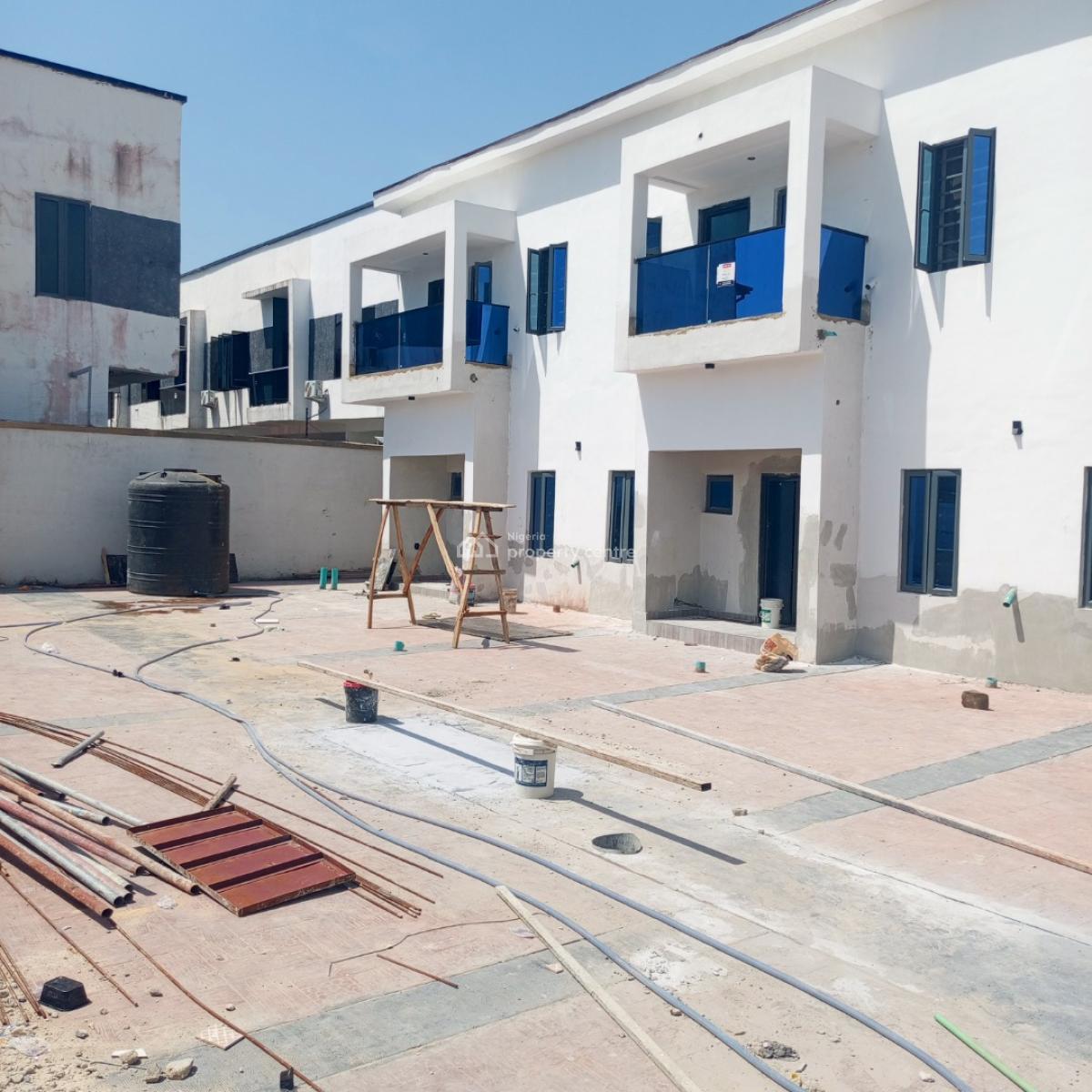 Newly Built and Sharp 4bedroom Terrace Duplex with a Swimming Pool, Lekki Pennusula Scheme 2 Abraham Adesanyan, Ogombo, Ajah, Lagos, House for Sale