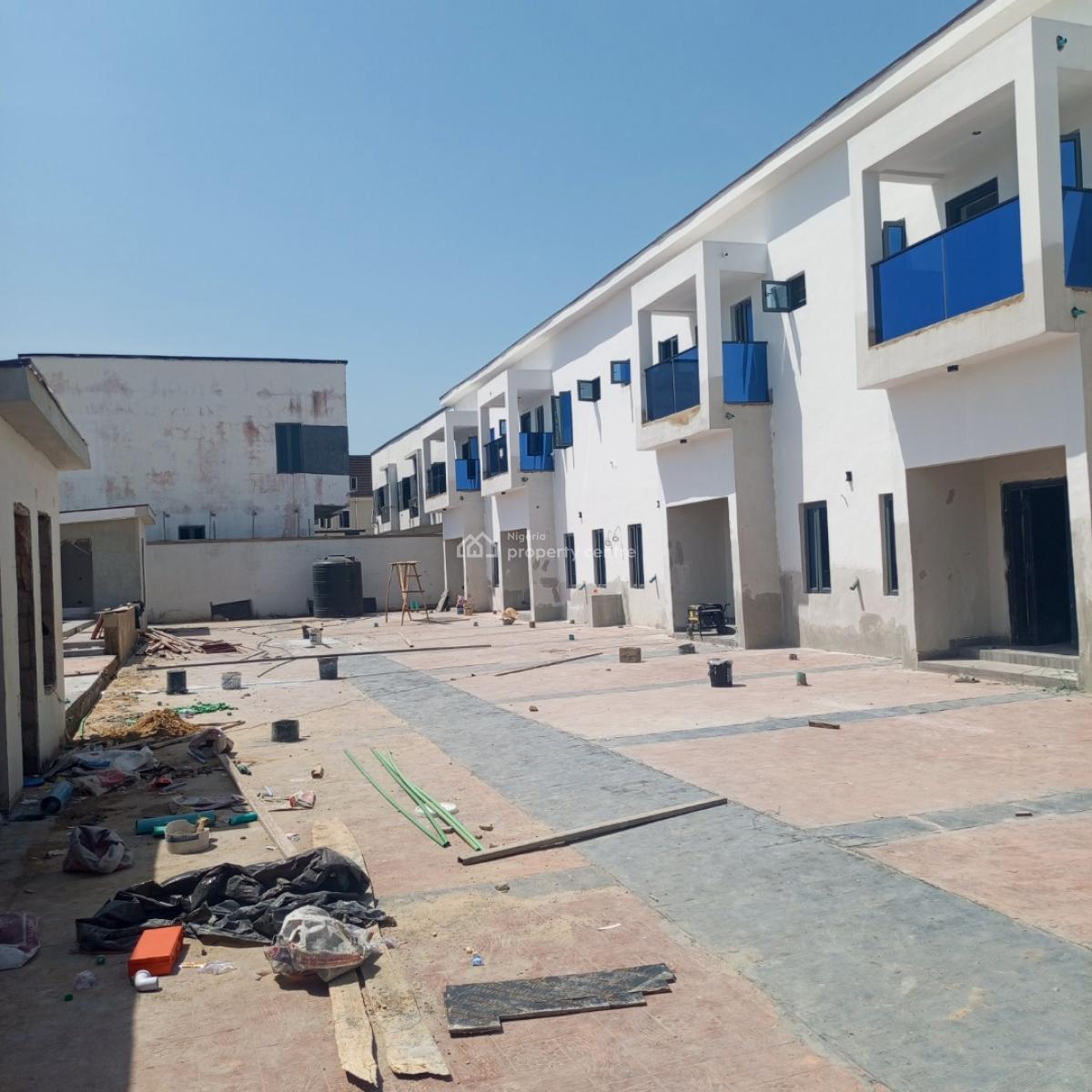 Newly Built and Sharp 4bedroom Terrace Duplex with a Swimming Pool, Lekki Pennusula Scheme 2 Abraham Adesanyan, Ogombo, Ajah, Lagos, House for Sale