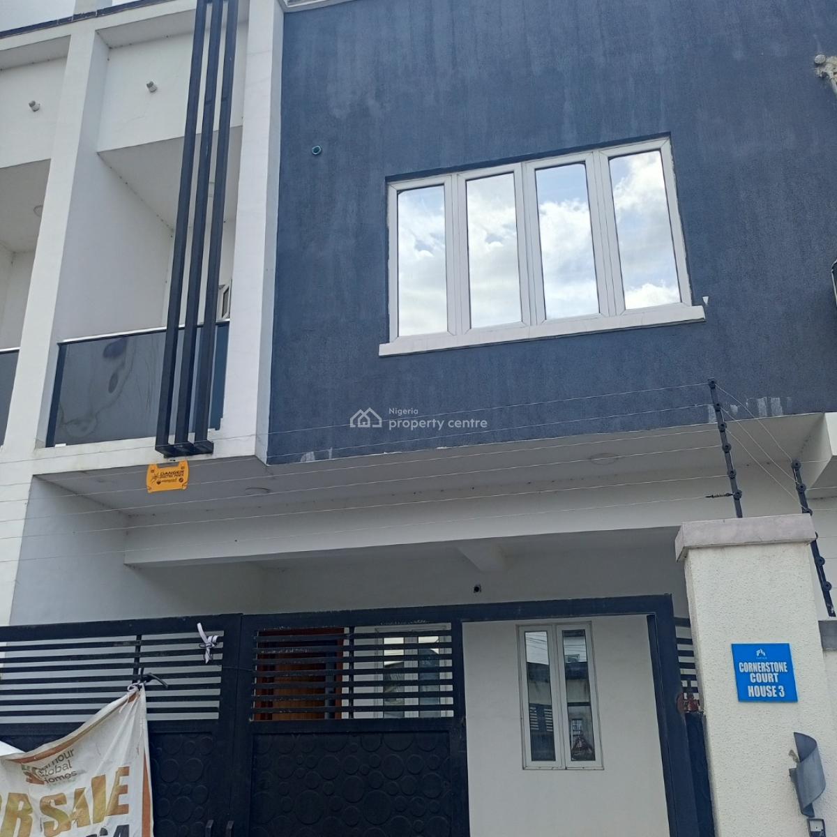 Standard and Serene 3bedroom Terrace Duplex, Atlantic Nominee Estate, General Paint, Alasia, Ajah, Lagos, Terraced Duplex for Sale