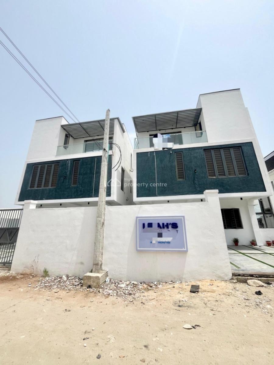 Luxury 4-bedroom Newly Built Semi Detached Duplex with Bq, Ologolo, Lekki, Lagos, Semi-detached Duplex for Rent