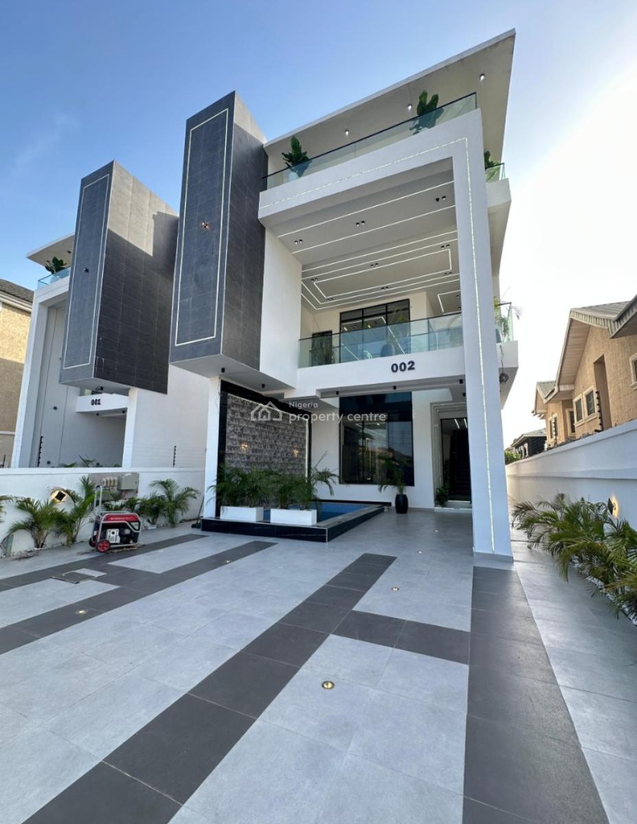 Luxury Spacious 5 Bedroom Fully Detached Duplex with Bq, Gym, Ikota, Lekki, Lagos, Detached Duplex for Sale