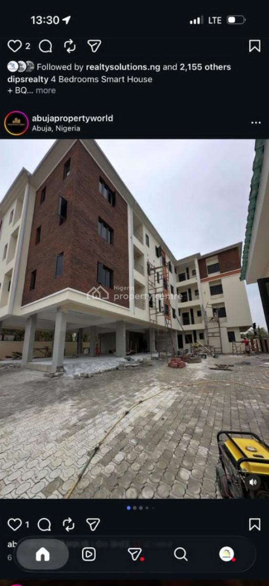 a Brand New Spacious 3-bedroom Flat + 1bq, Off Next Cash & Carry Road., Katampe, Abuja, Flat / Apartment for Sale