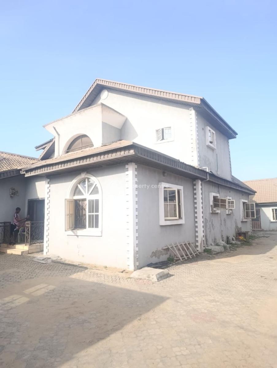 Well Built and Maintained 4 Bedrooms Fully Detached Duplex,bq and Shop, Located in Fidiso Estate, Abijo, Lekki, Lagos, Detached Duplex for Sale