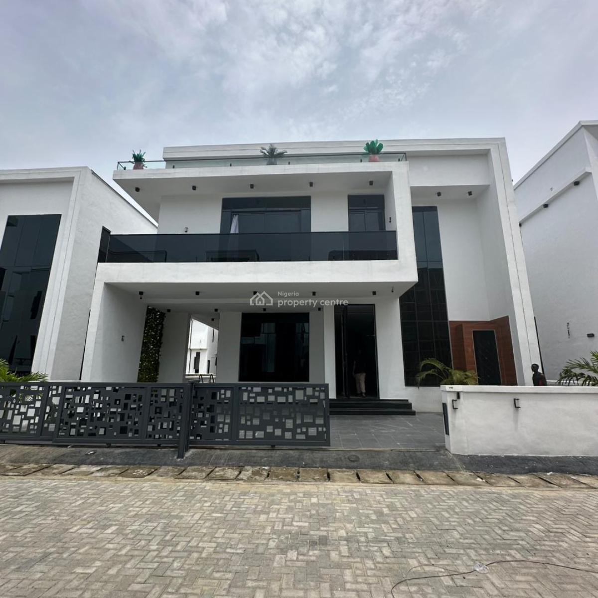 Luxurious 5 Bedroom Fully Detached Duplex with Bq, Pool, Cinema, Chevron Toll Gate, Lekki, Lagos, Detached Duplex for Sale