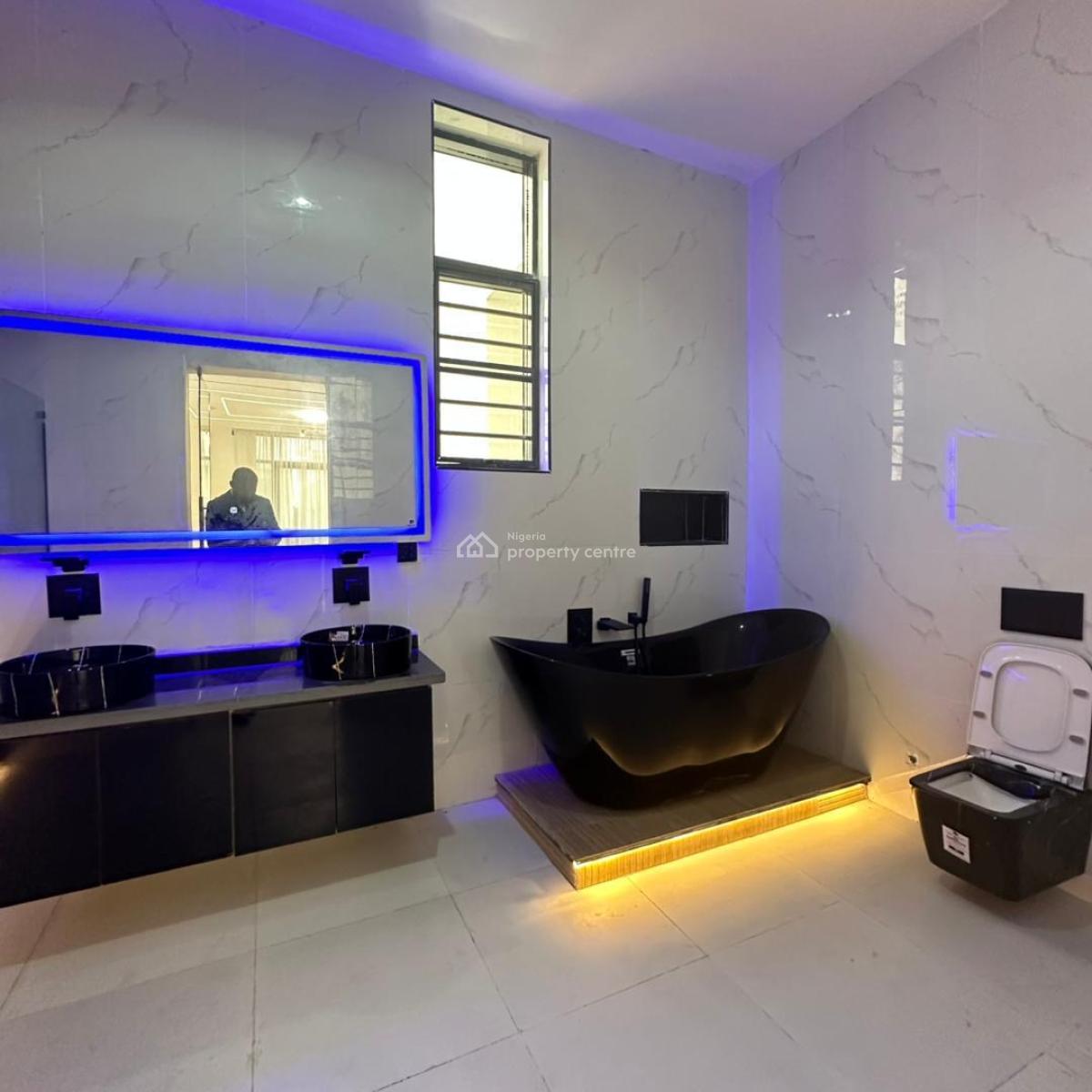 Luxurious 5 Bedroom Fully Detached Duplex with Bq, Pool, Cinema, Chevron Toll Gate, Lekki, Lagos, Detached Duplex for Sale