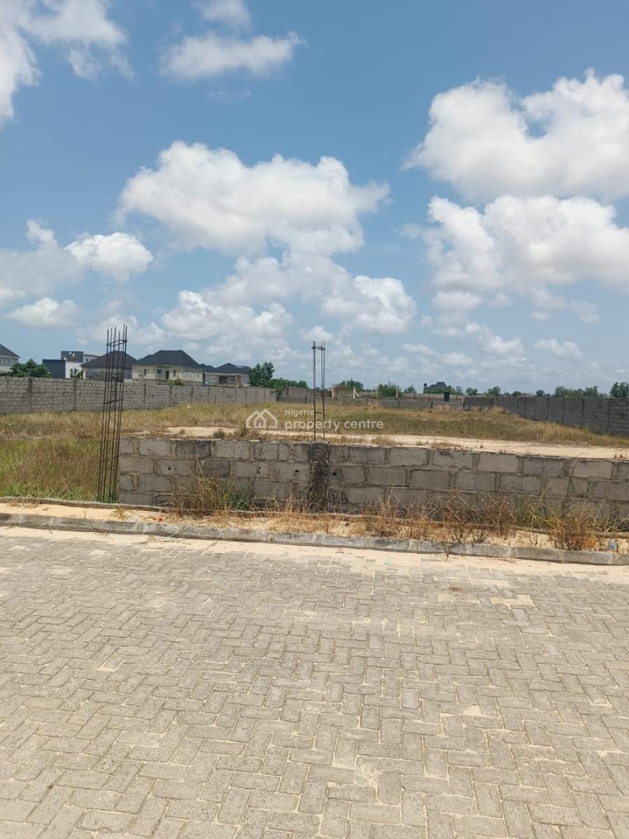 Strategically Located 5 Plots of Dry,fenced and Gated Land, Located in a Very Nice, Private Estate in Value Ciunty, Sangotedo, Ajah, Lagos, Residential Land for Sale