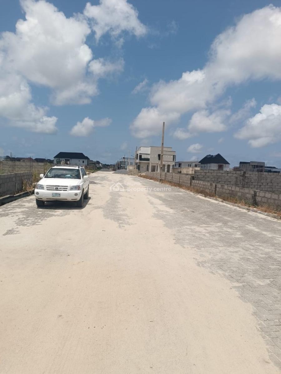 Strategically Located 5 Plots of Dry,fenced and Gated Land, Located in a Very Nice, Private Estate in Value Ciunty, Sangotedo, Ajah, Lagos, Residential Land for Sale