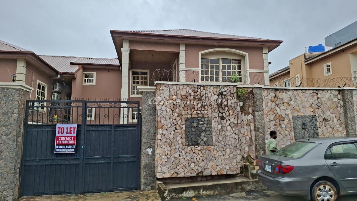 a Four Bedroom Duplex All Ensuite Self-compound, Gra Phase 2, Magodo, Lagos, Semi-detached Duplex for Rent