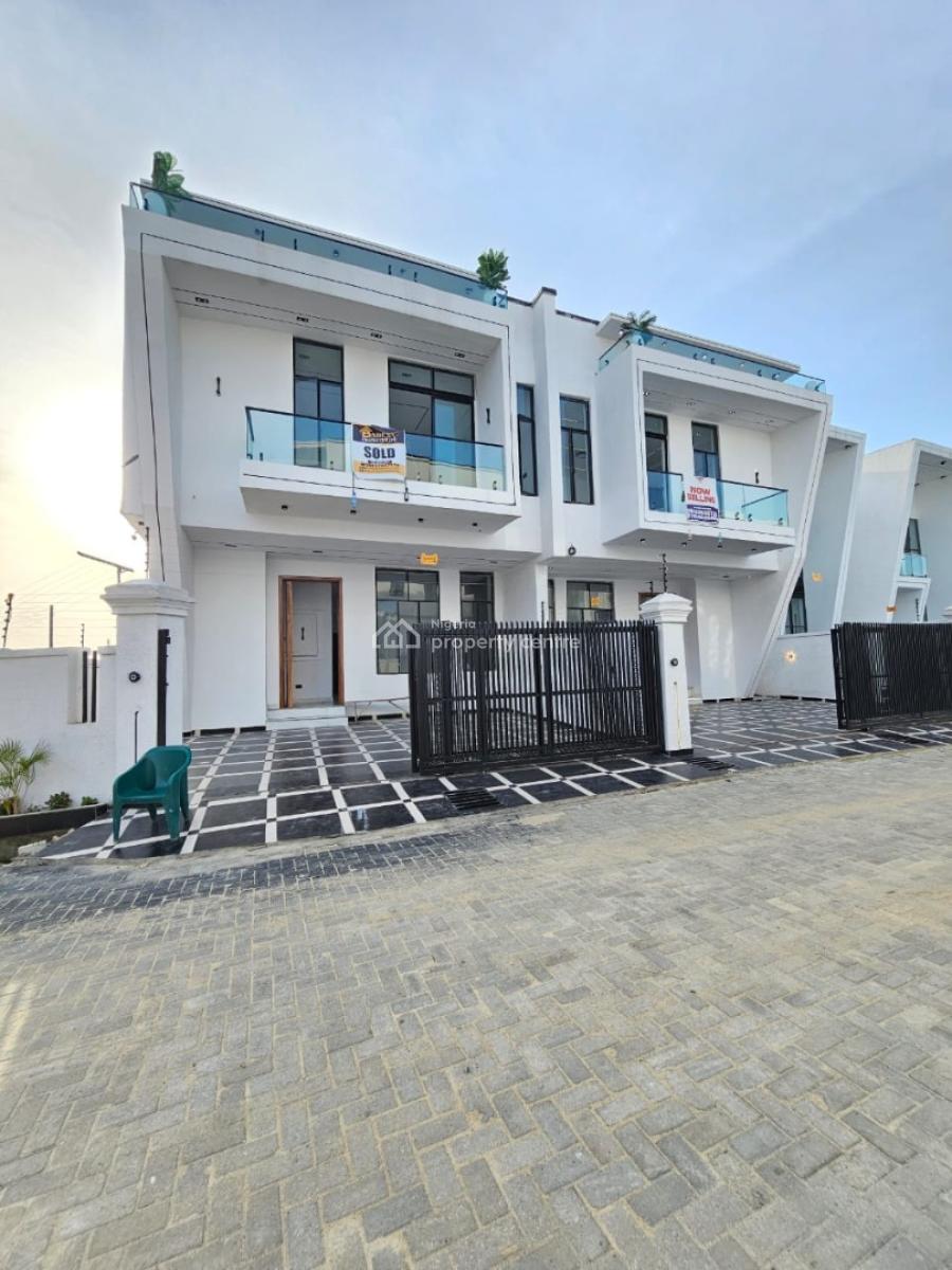 Lovely 4-bedroom Semi-detached Duplex with Bq, Ajah, Lagos, Semi-detached Duplex for Sale