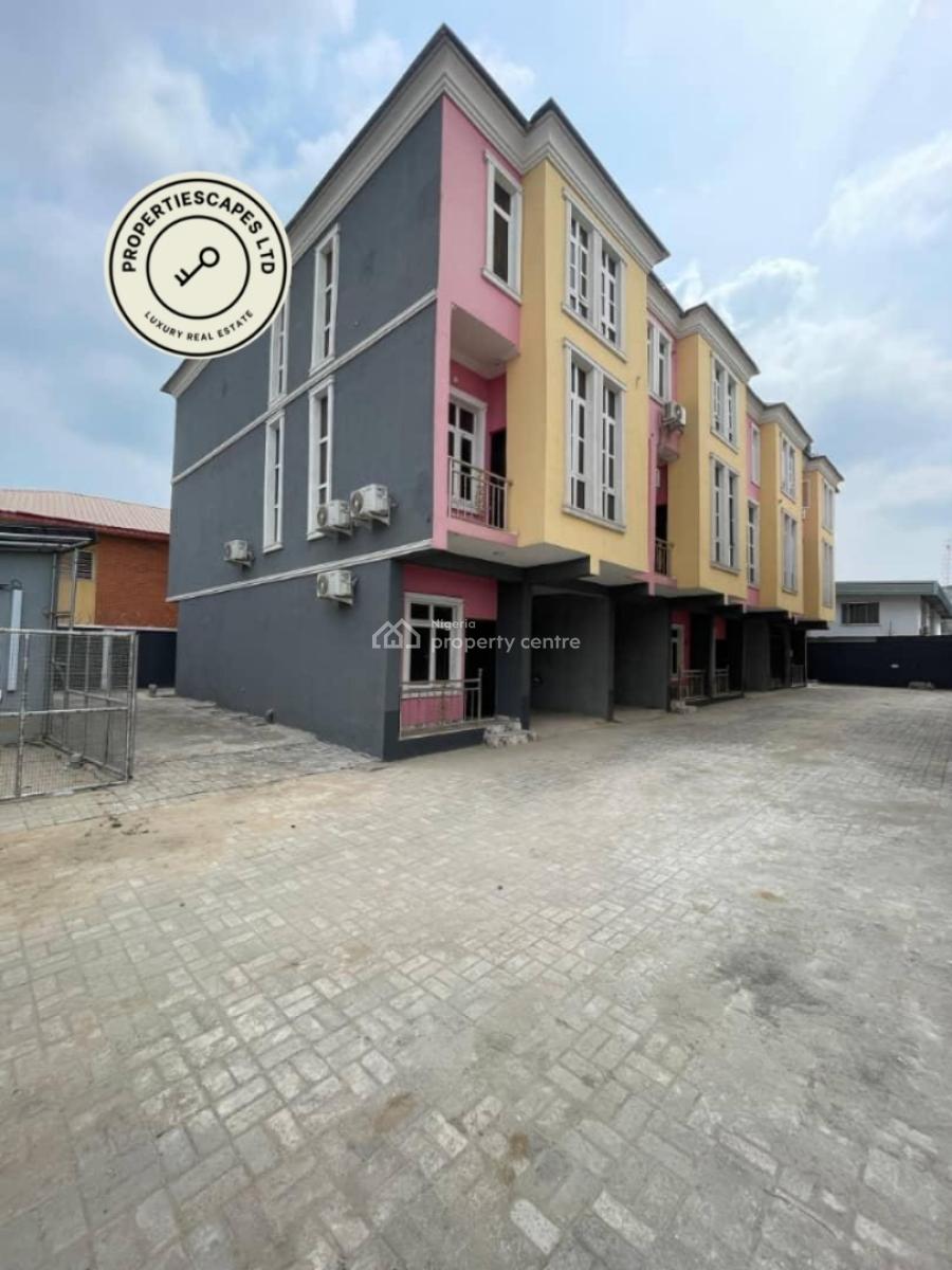 Contemporary 4 Bedroom Terrace Duplex with Bq, Yaba, Lagos, Terraced Duplex for Sale