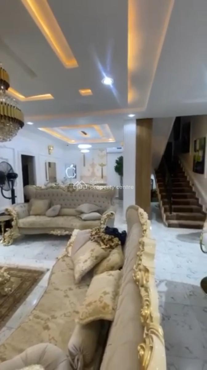 a Furnished 5bedroom Bungalow Penthouse in Lugbe Airport Road, Lugbe District, Abuja, Detached Bungalow for Sale