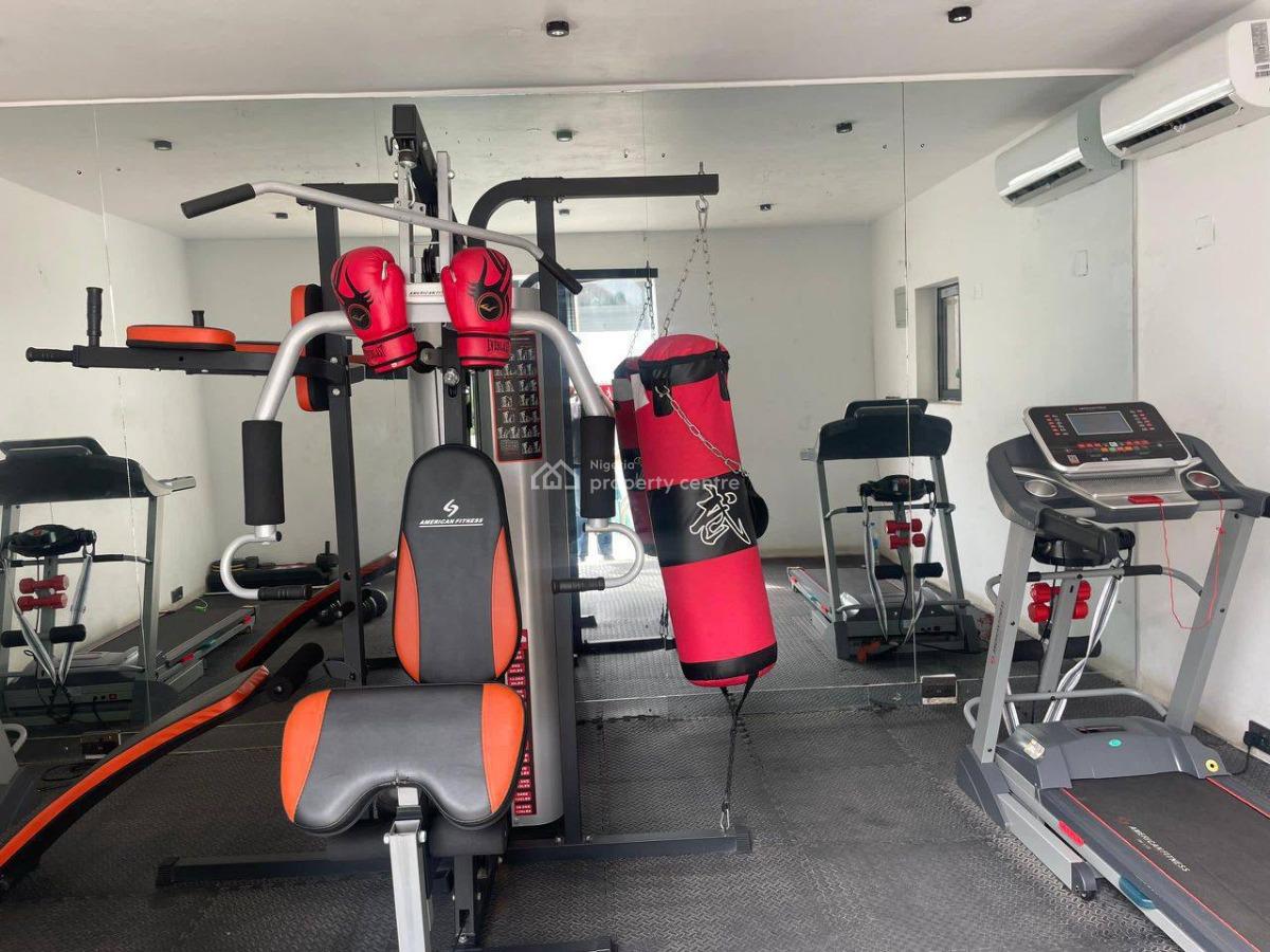 Luxury and Spacious 2 Bedroom Maisonette with 2 Balconies+ Pool +gym, Lekki Phase 1, Lekki, Lagos, Flat / Apartment Short Let