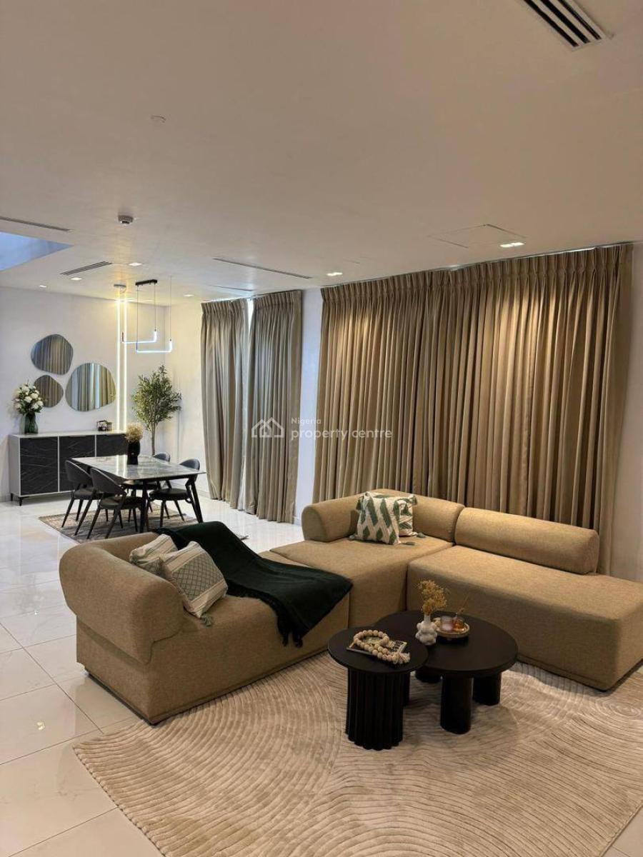Luxury and Spacious 2 Bedroom Maisonette with 2 Balconies+ Pool +gym, Lekki Phase 1, Lekki, Lagos, Flat / Apartment Short Let