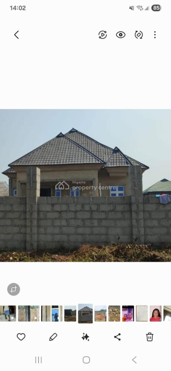 Semi Completed 3& 2bedroom Flat on 2plot of Land, Agbowa Ikorodu Lagos, Agbowa, Ikorodu, Lagos, Detached Bungalow for Sale