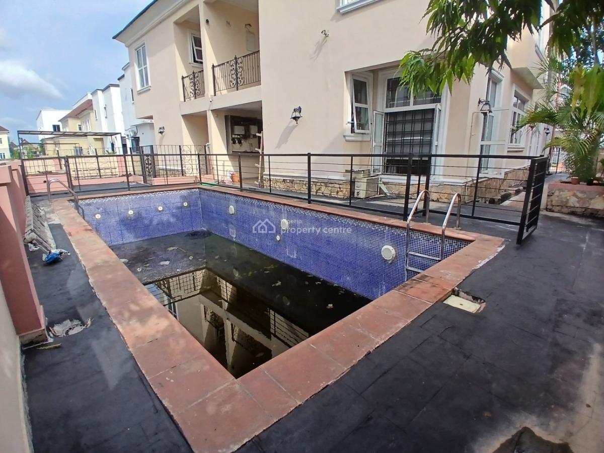 4 Bedroom Semi-detached Duplex with Bq and Swimming Pool, Peace Gardens Estate, Sangotedo, Ajah, Lekki, Lagos, Semi-detached Duplex for Sale