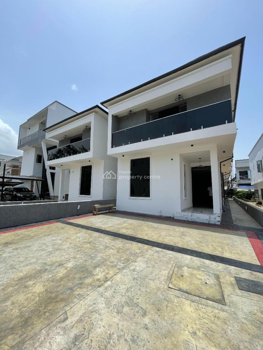 Standard 5bedroom Semi Detached Duplex with Swimming Pool and Bq, Ikota, Lekki, Lagos, Semi-detached Duplex for Sale