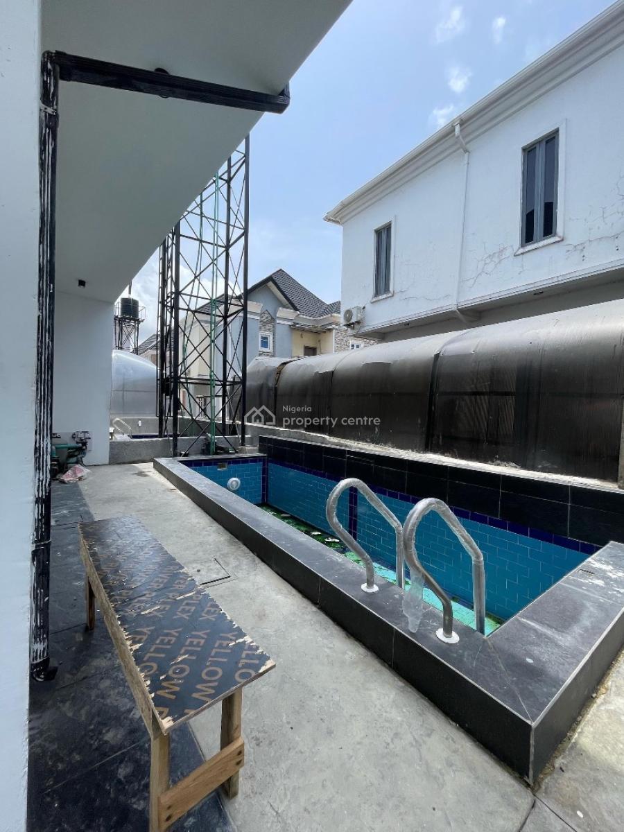 Standard 5bedroom Semi Detached Duplex with Swimming Pool and Bq, Ikota, Lekki, Lagos, Semi-detached Duplex for Sale