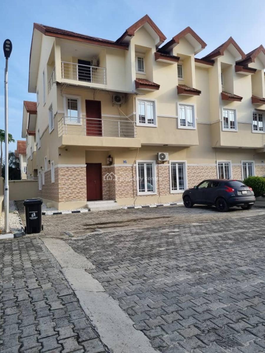 Fully Serviced 4 Bedrooms Terrace Duplex with Bq, Orchid Lekki ,cooplag Estate, Lekki Phase 2, Lekki, Lagos, Terraced Duplex for Rent