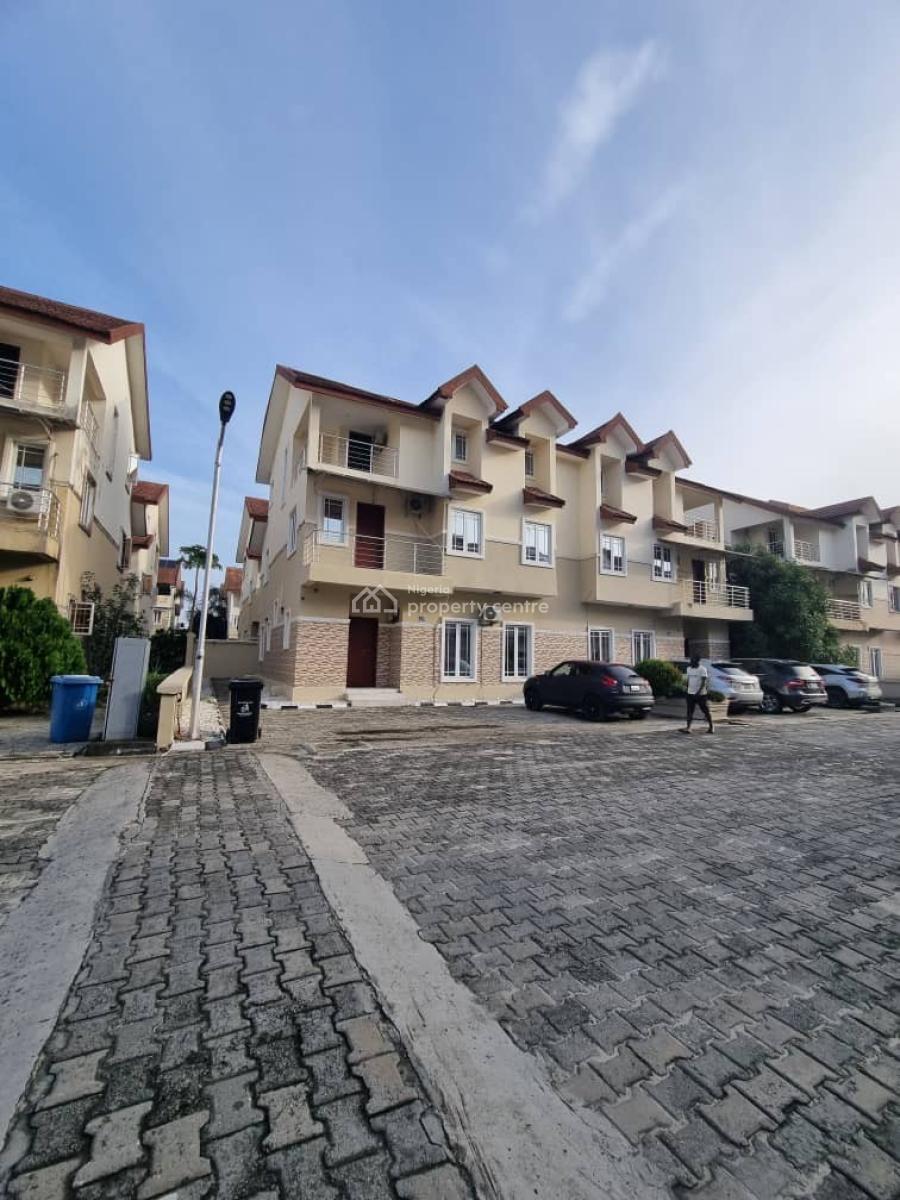 Fully Serviced 4 Bedrooms Terrace Duplex with Bq, Orchid Lekki ,cooplag Estate, Lekki Phase 2, Lekki, Lagos, Terraced Duplex for Rent