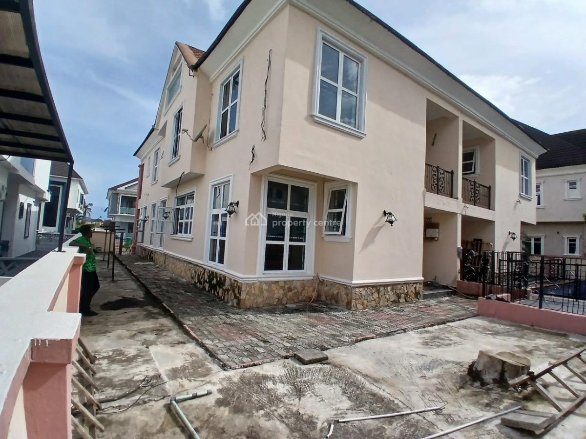 4 Bedroom Semi-detached Duplex with Bq, Peace Gardens Estate, Sangotedo, Ajah, Lekki, Lagos, Semi-detached Duplex for Sale