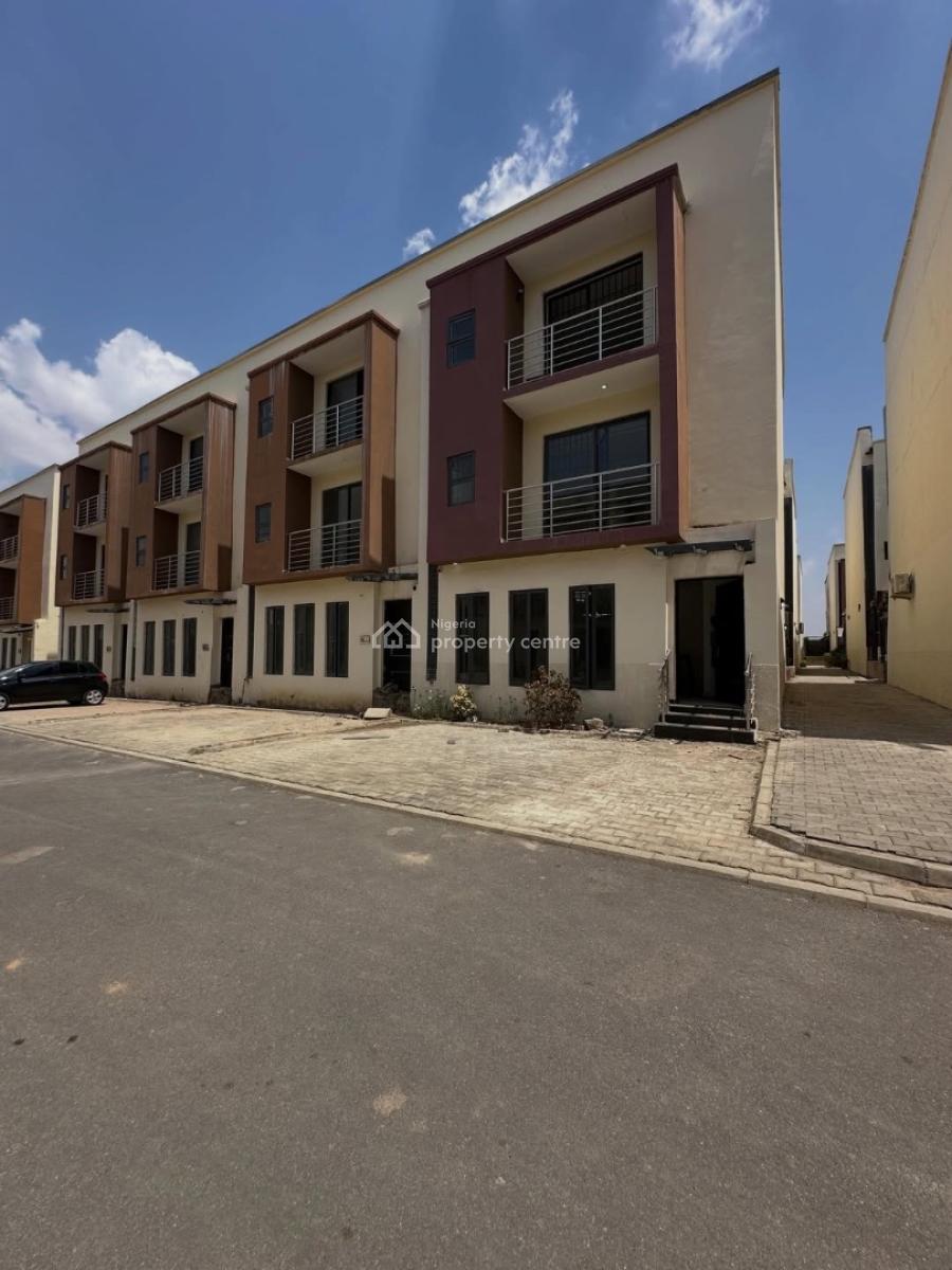 Pristine 4bedroom Terrace with 2 Living Room and  a Bq, Apo, Abuja, Terraced Duplex for Sale