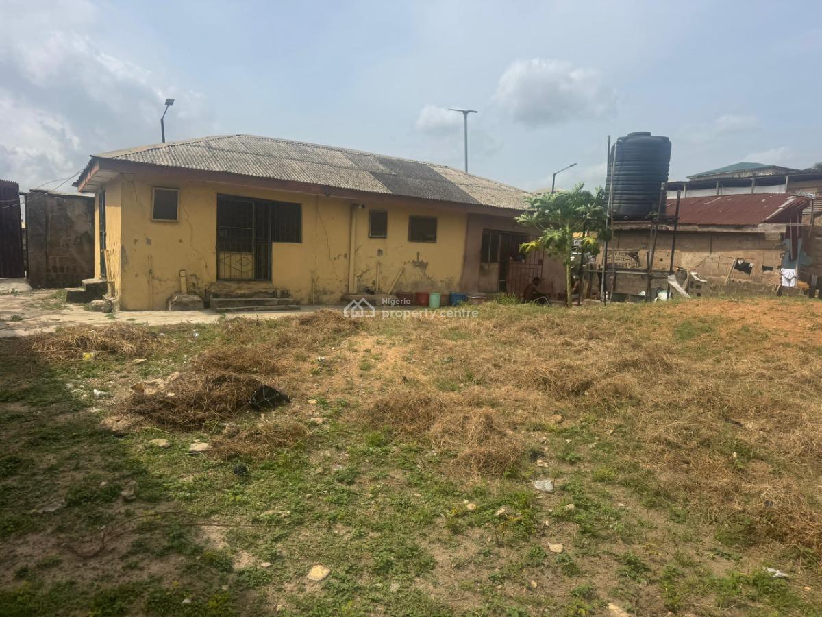 Land Measuring 350sqm with a Demolishable Bungalow on It, in a Secured, Ogba, Ikeja, Lagos, Land for Sale