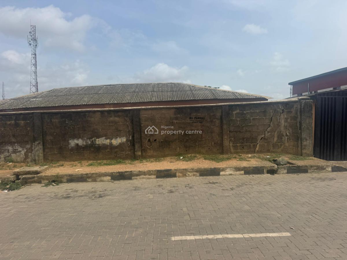 Land Measuring 350sqm with a Demolishable Bungalow on It, in a Secured, Ogba, Ikeja, Lagos, Land for Sale