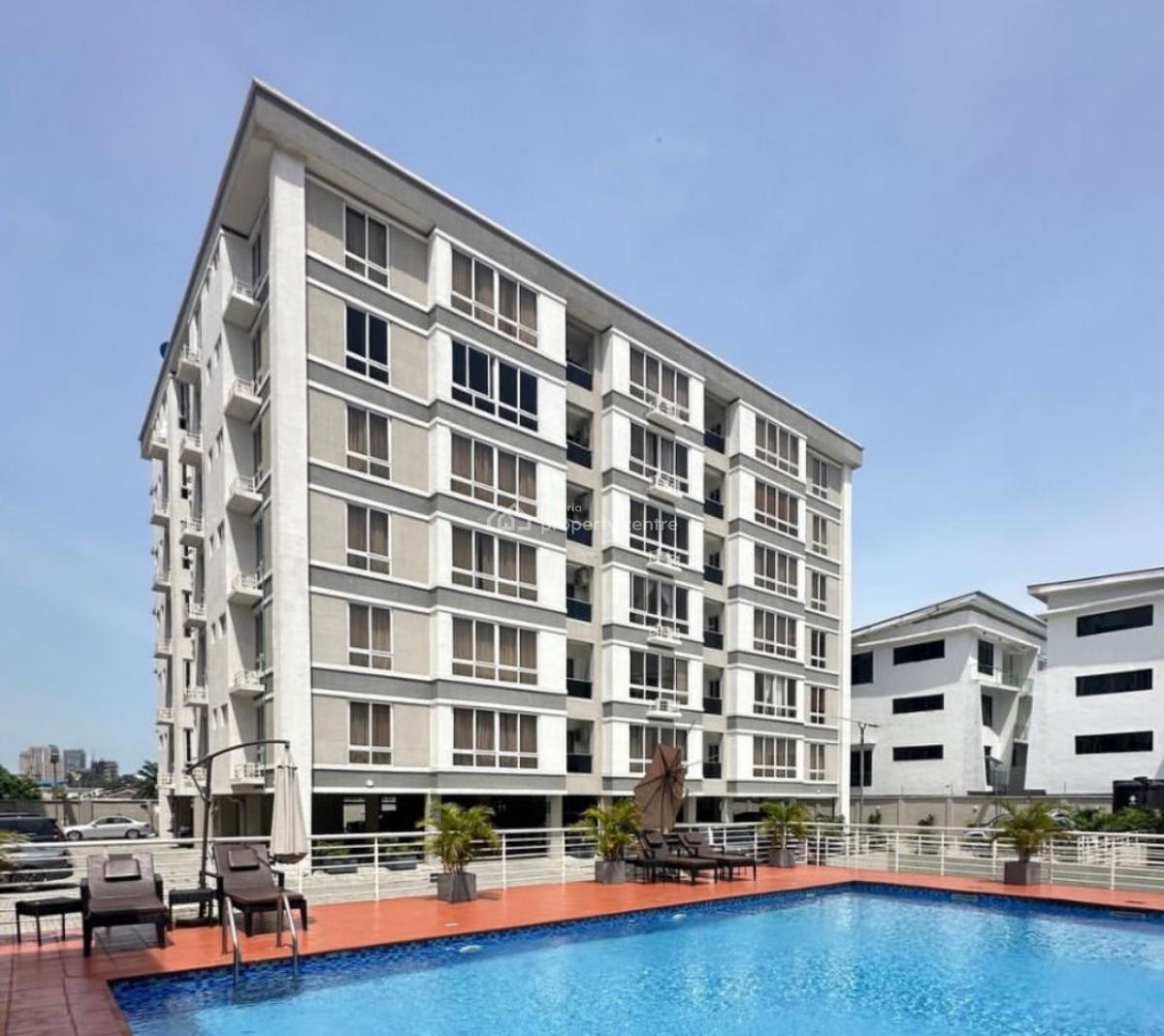 Serviced 2 Bedroom Flat with Elevator, Old Ikoyi, Ikoyi, Lagos, Flat / Apartment for Rent