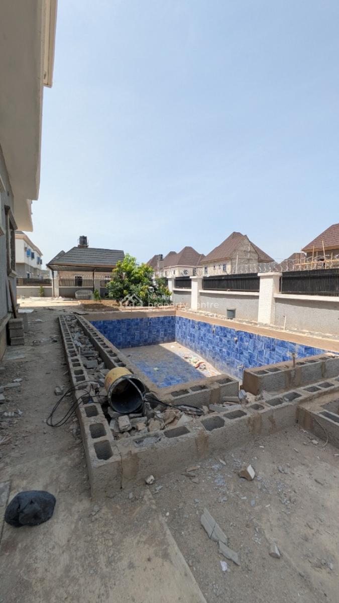 Newly Built 4bedroom Duplex with Bq and Swimming Pool, Airport Road, Lugbe District, Abuja, Semi-detached Duplex for Sale