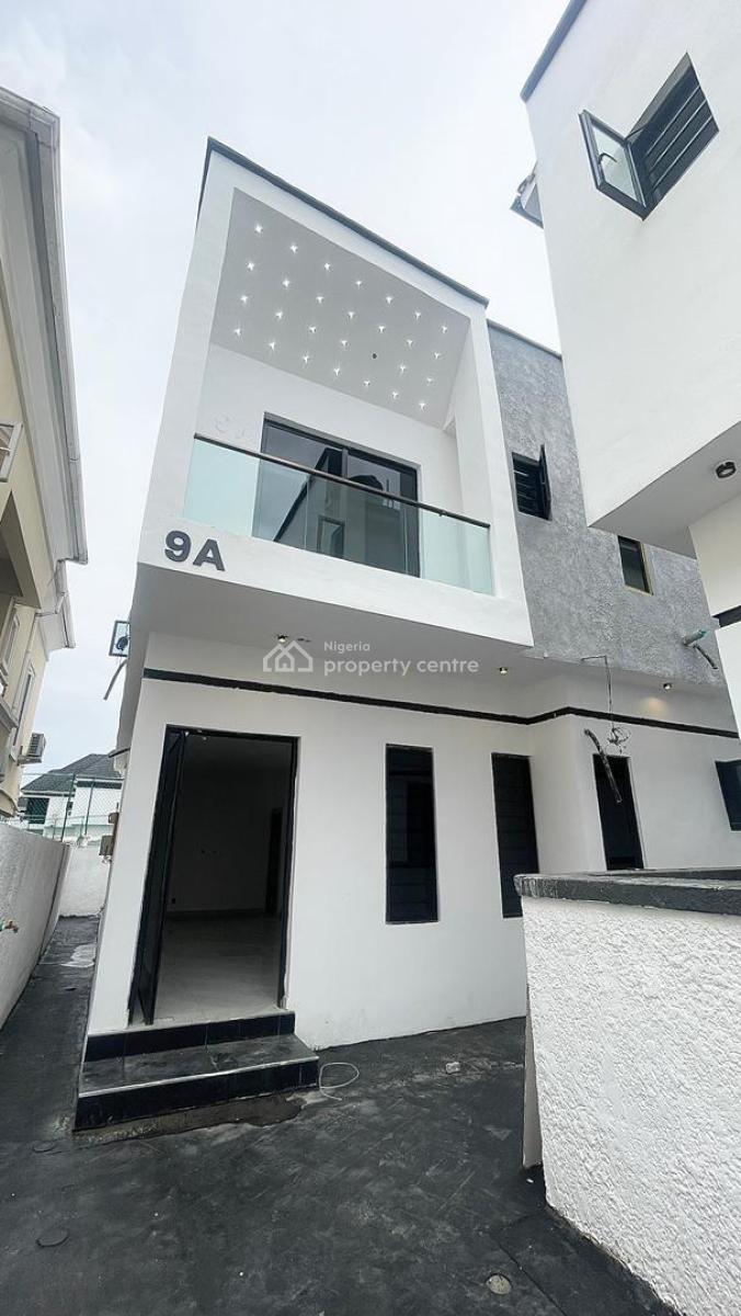 Newly Built 4 Bedroom Duplex with Bq, Chevron Drive, Lekki Lagos, Lekki, Lagos, Semi-detached Duplex for Sale