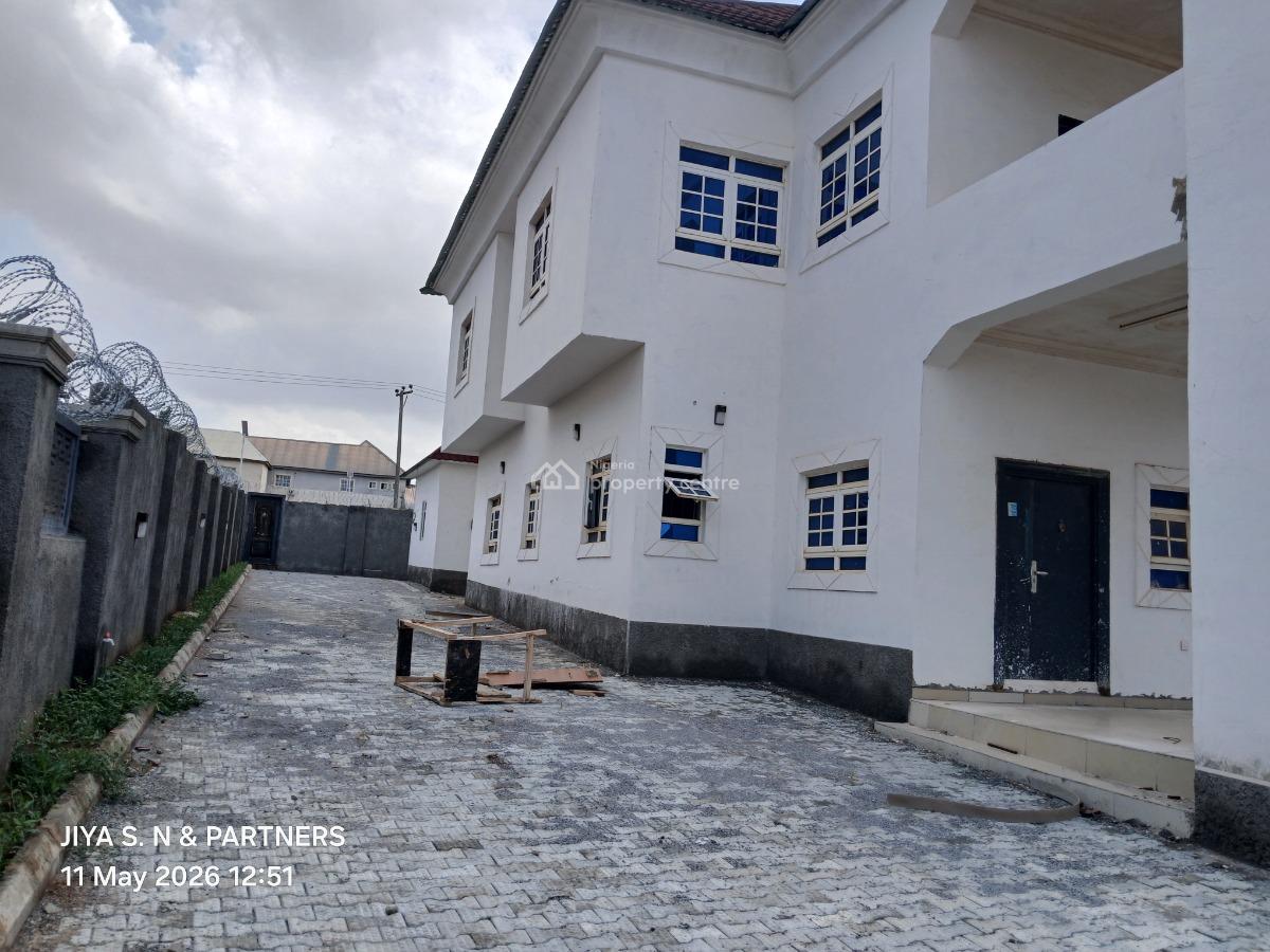 Newly Built 4-bedroom Detached Duplex with 2 Living Room, Opposite Sunnyvale Estate, Dakwo, Abuja, Detached Duplex for Rent