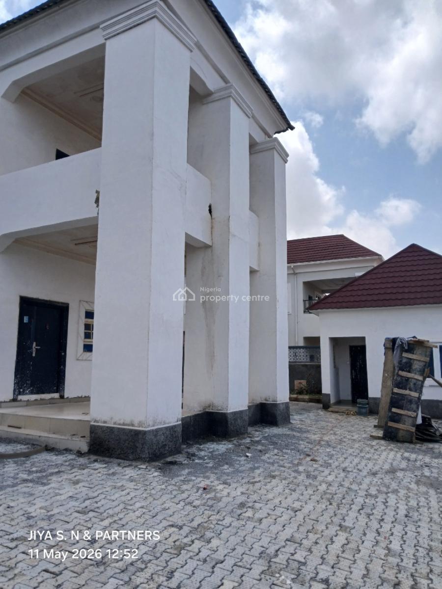 Newly Built 4-bedroom Detached Duplex with 2 Living Room, Opposite Sunnyvale Estate, Dakwo, Abuja, Detached Duplex for Rent