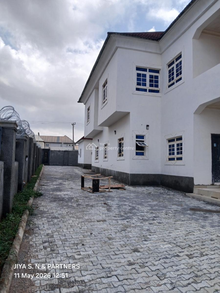 Newly Built 4-bedroom Detached Duplex with 2 Living Room, Opposite Sunnyvale Estate, Dakwo, Abuja, Detached Duplex for Rent
