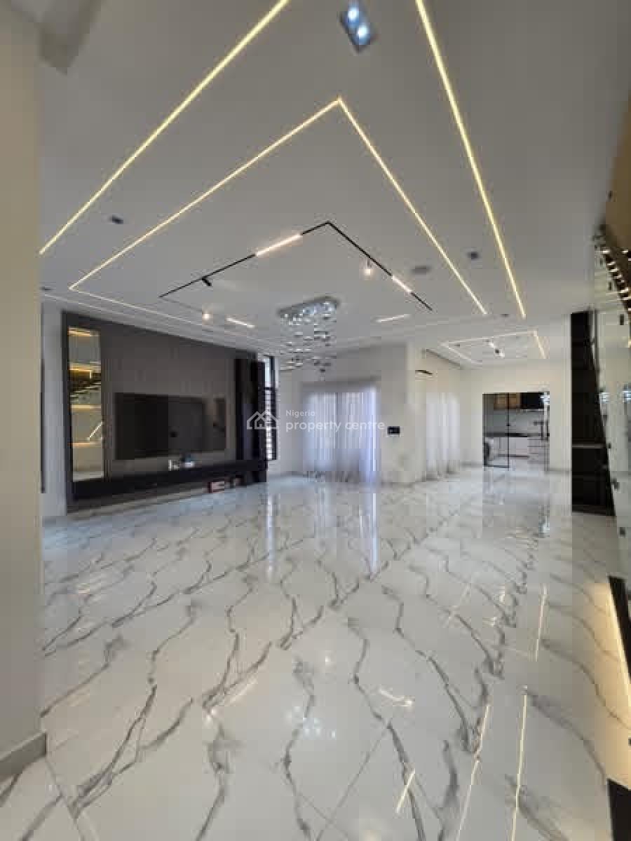 Modern Design 5 Bedroom Detached Duplex with Bq and Swimming Pool, Inside a Secured Estate in 2nd Tollgate, Chevron Lekki Lagos, Lekki, Lagos, Detached Duplex for Sale