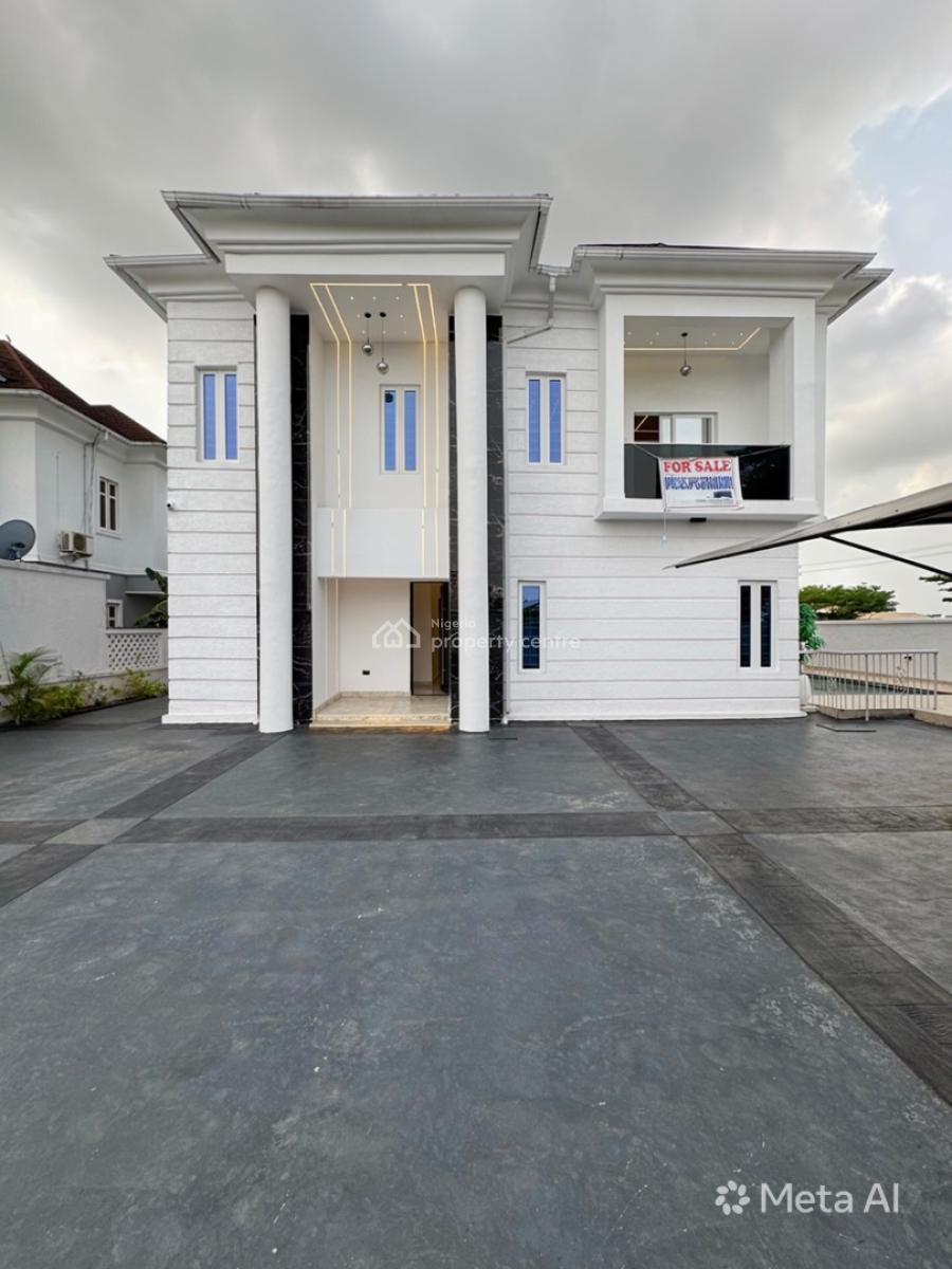 Contemporary 5 Bedroom Detached Duplex with Swimming Pool and Bq, Osapa London, Osapa, Lekki, Lagos, Detached Duplex for Sale