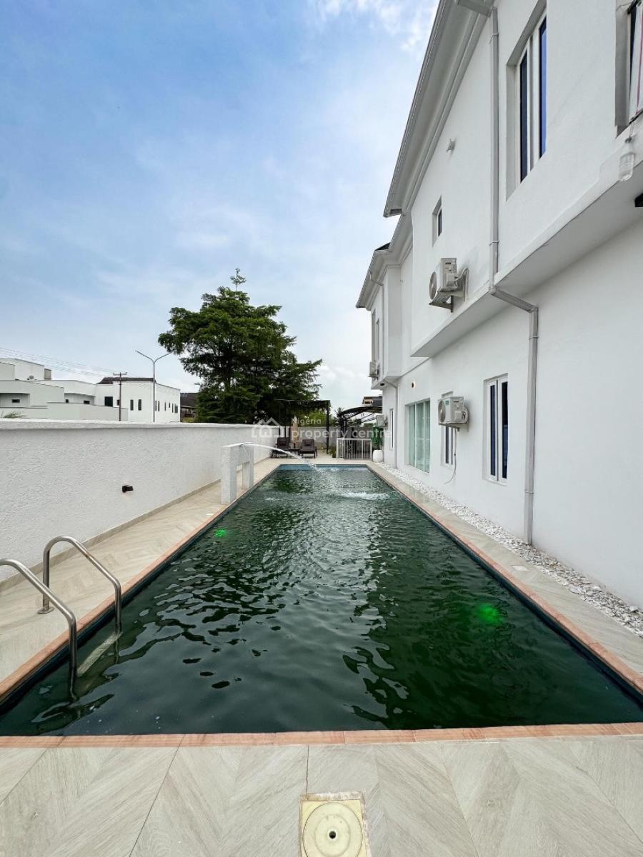 Contemporary 5 Bedroom Detached Duplex with Swimming Pool and Bq, Osapa London, Osapa, Lekki, Lagos, Detached Duplex for Sale
