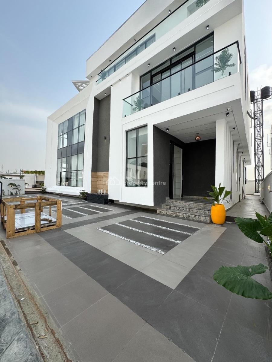 Contemporary 5 Bedroom Detached Duplex with Swimming Pool and Bq, Chevron, Lekki, Lagos, Detached Duplex for Sale